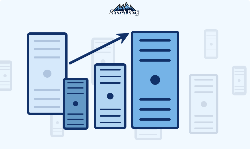 A graphic depicting the process of scalability.