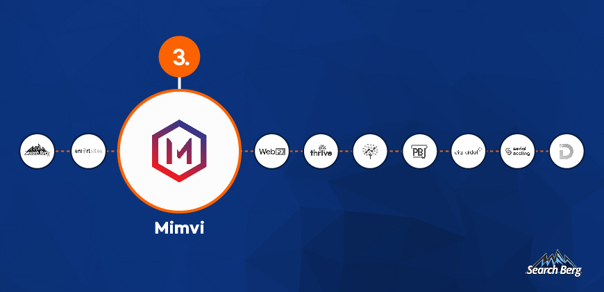 An illustration of Mimvi, the number three New York SEO company.