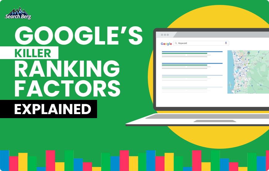 A graphic on Google’s ranking factors.