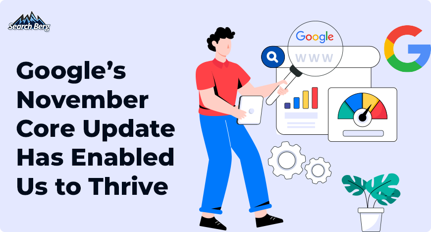 A graphic on the Google November Core Update.