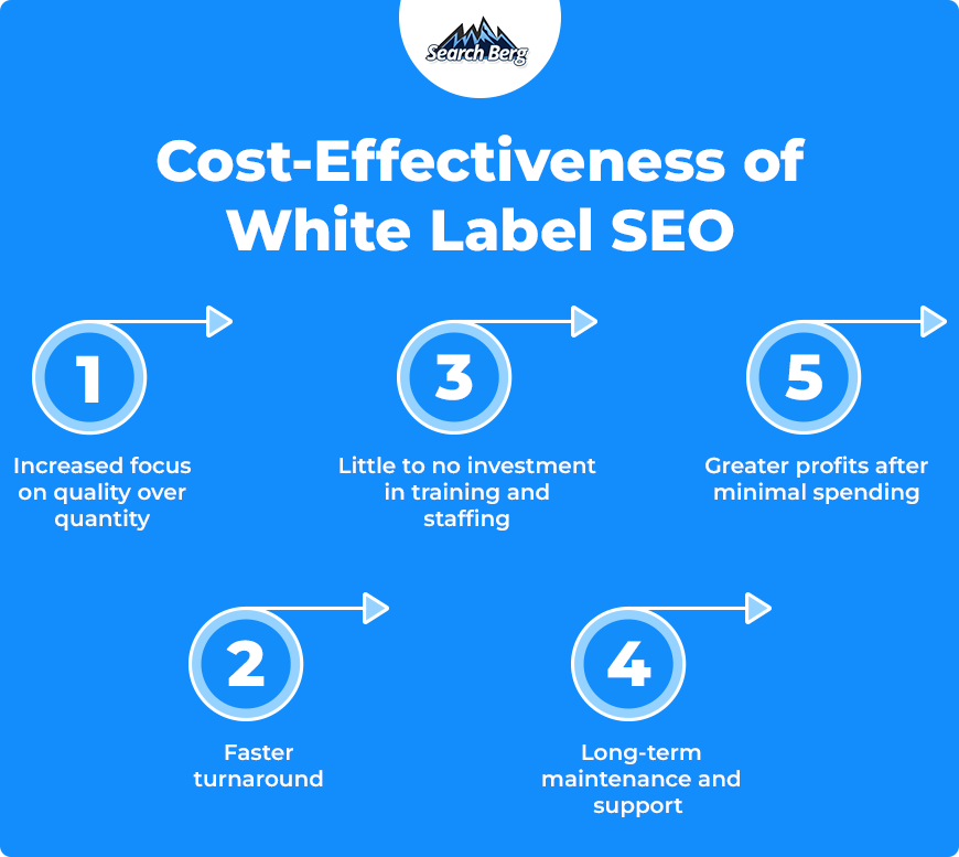 The cost-effectiveness of white label SEO.