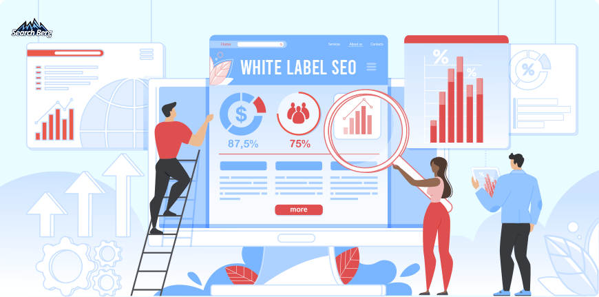 A graphic on hiring white label SEO services.