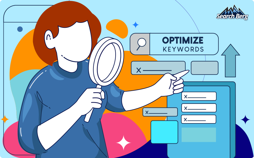 A graphic highlighting the importance of keyword optimization.