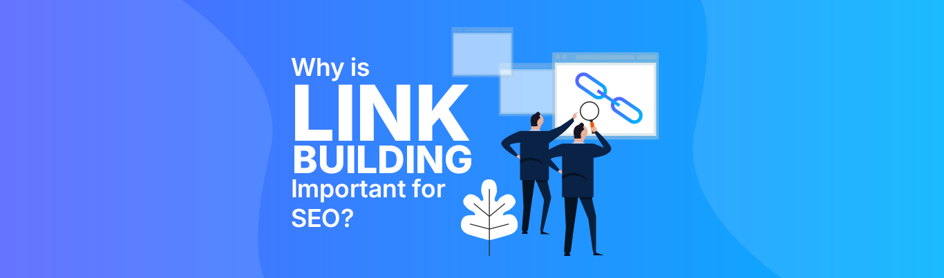 A concept illustration of the link building process.