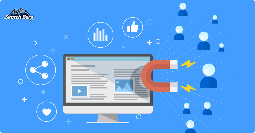 A concept illustration of referral traffic