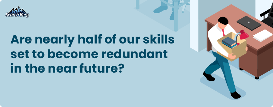 A graphic about the future of professional skills.